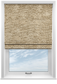 Maurice, Mink - Twist&Fit Roman Blind